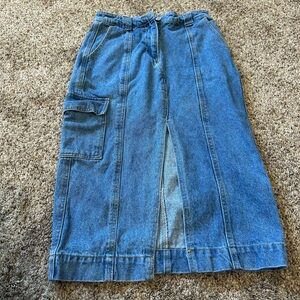 Forever 21 Light Blue Denim Skirt